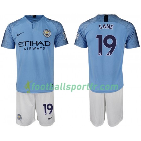 Tenue Manchester City SANE 19 Enfant Domicile 2018-2019 Maillot de Foot